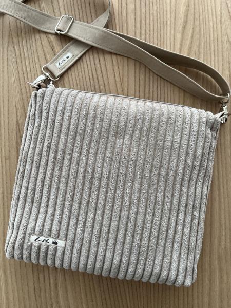 "Flickenwerk II/4 quer" (beige-sand) - LEOPARD