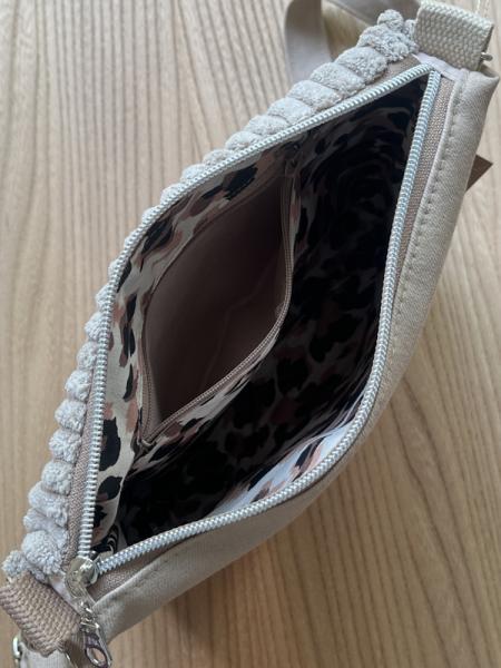 "Flickenwerk II/6 quer" (beige-sand) - LEOPARD