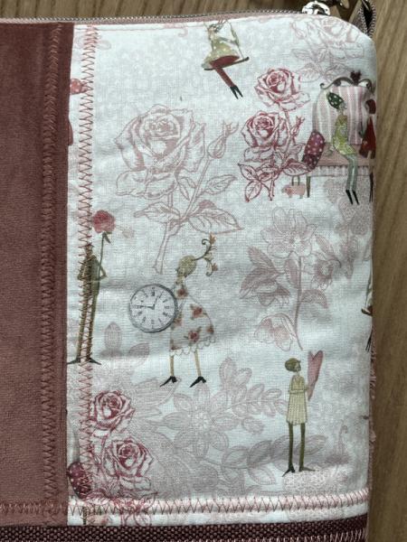"Flickenwerk II/4" (rosé) - ROSENKÜSSE (acufactum-Design)