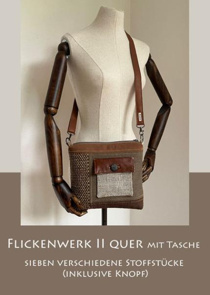 Mögliches Taschenmodell: Flickenwerk II quer mit Tasche