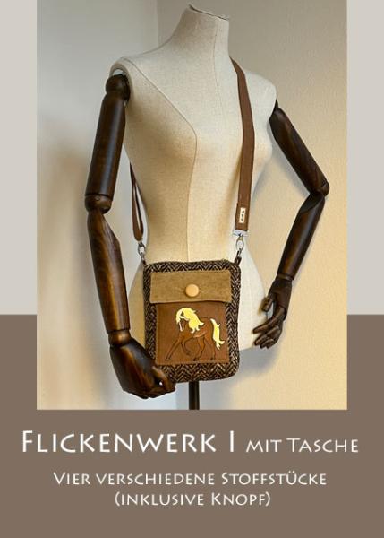Mögliches Taschenmodell: Flickenwerk I mit Tasche